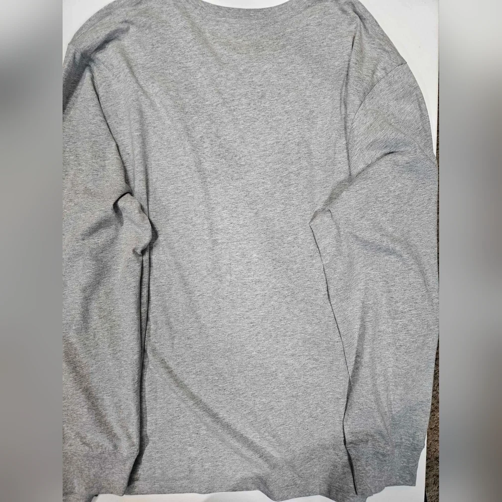 Levi's T-Shirt Mens 3XL‎ Grey Green Graphic Logo Casual Long Sleeve Casual Tee